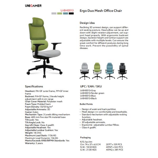 Computer Task High Back Chair Executive Swivel Chair Office Chair Ergonomic Home Office Desk Mesh Chair