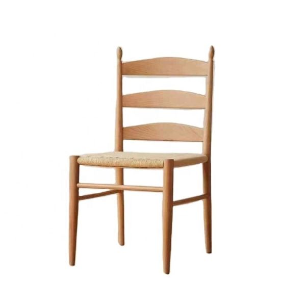 Nordic Modern Wood Chair for Restaurant Business Solid Wood Dining Chair