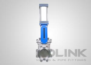 Cheap Pneumatic Actuated Knife Gate Valve, Wafer/Lugged/Flanged Automated Knife Valve for sale