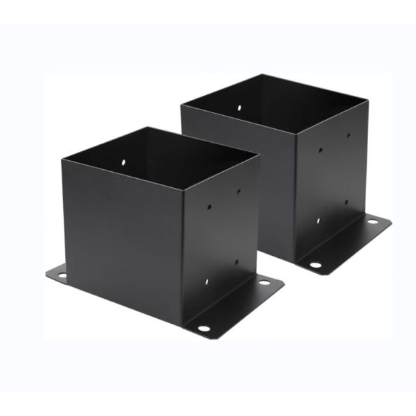 Adjustable Metal Post Base Brackets for Pavilion Deck Railing Support Deck Base Plate