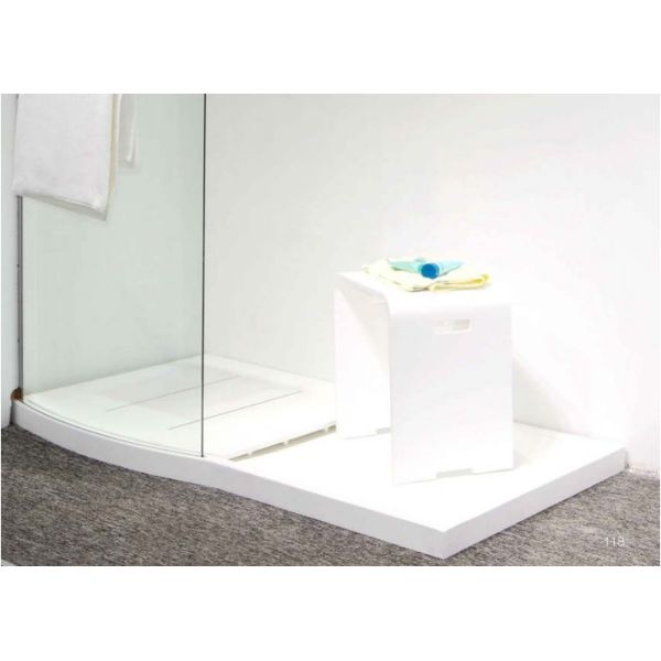 Non Porous Non Slip Rectangular Shower Tray Easy To Install And Clean