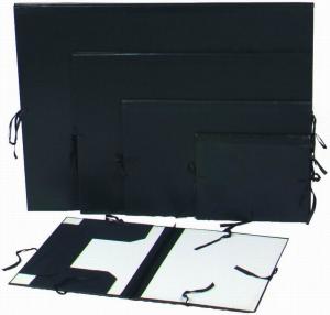 Cheap Black Artist Painting Portfolio Folder Paper Organizer Folder With Painting Clip for sale