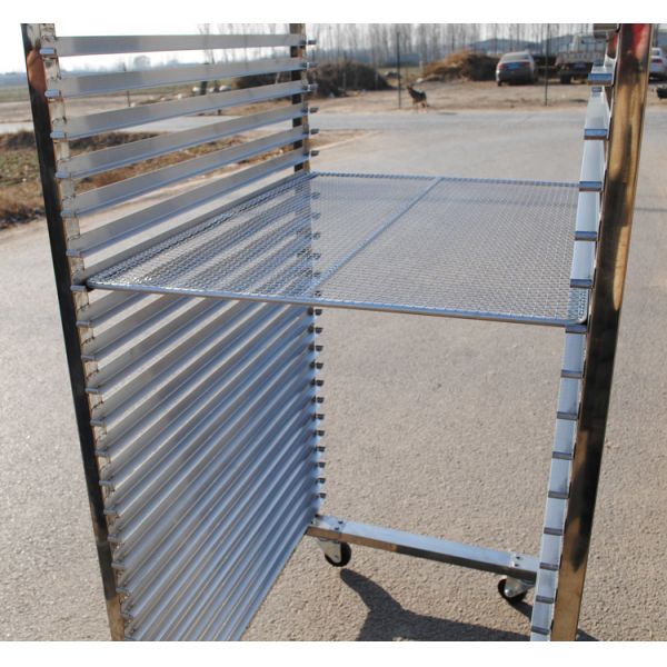 304 Stainless Steel Trolley Rack Polishing / Sandblasting Surface Treatment