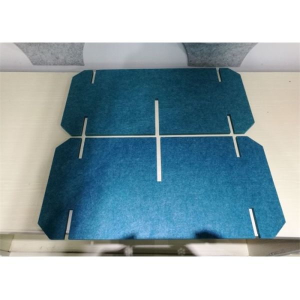 Height Adjustable Modular Office Furniture Acoustic Desk Partitions 40 Colors