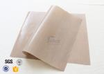 0.12mm Brown Food Grade Non Stick Silicone Baking Mat BBQ Grill Mat Oven Liner