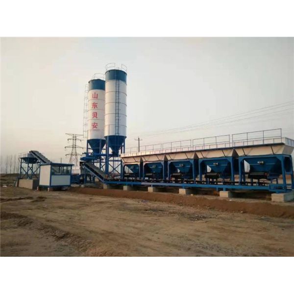 Continuous Lime Stabilized Soil Mixing Station Twin Shaft Forced Type WDJ600
