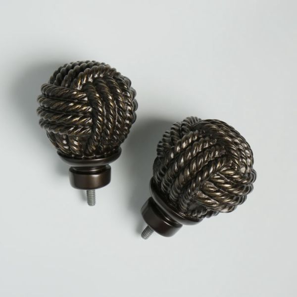 Kitchen Bedroom Ceiling Hanging Resin Curtain Rod Caps