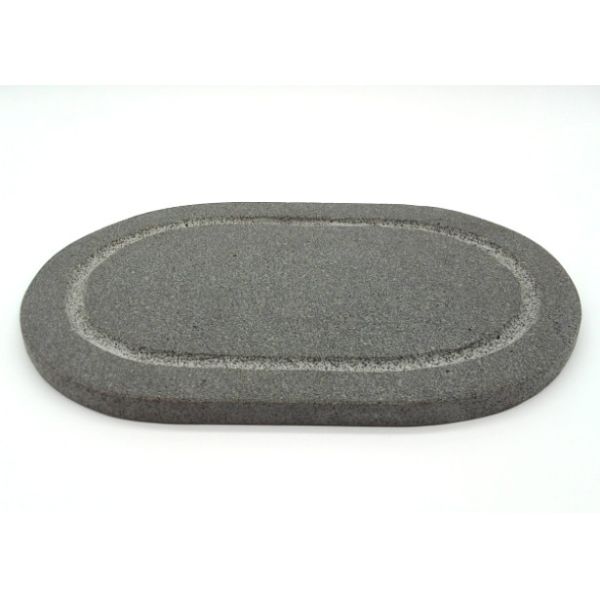 Basalt Steak Stone Grill Plates , Oval Stone Grill Hot Plates For Cooking