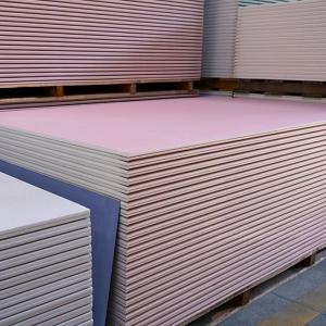 Cheap OEM Fire Resistant Plasterboard Environmentally Friendly Fire Resistant Gypsum Board for sale