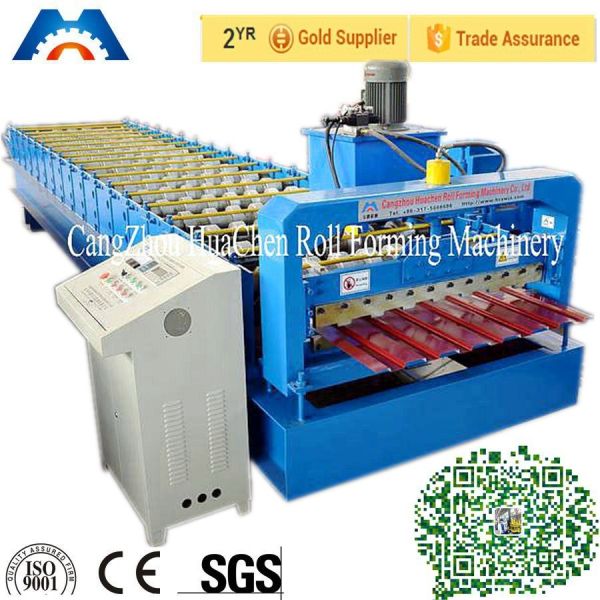 Building Material Steel Wall Panel Roll Forming Machine Hydraulic