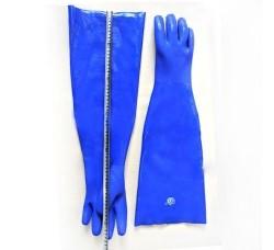 Cheap Long Nitrile Gloves Oil Resistant Superior Durability For Material Handling for sale