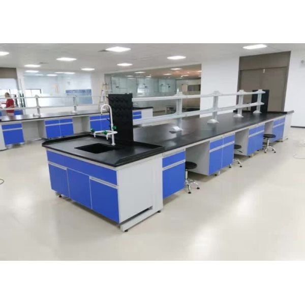 Acid / Alkali Resistant Wood Lab Furniture Phenolic / Epoxy Resin Work Top