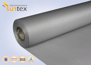 China 0.4mm Air Distribution PU Coated Fiberglass Fabric Flame Retardant M0 Certificate on sale