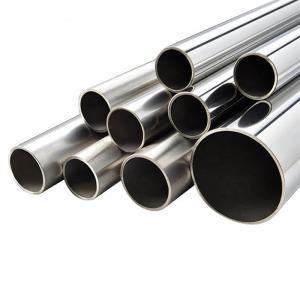 Cheap Decorative Welded Polished Stainless Steel Round Pipe 201 202 310s 304 316 6m for sale