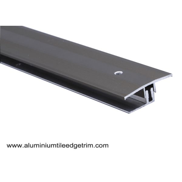 Anodized Aluminium Floor Border Trims With Rail For Floor Expansion Joint
