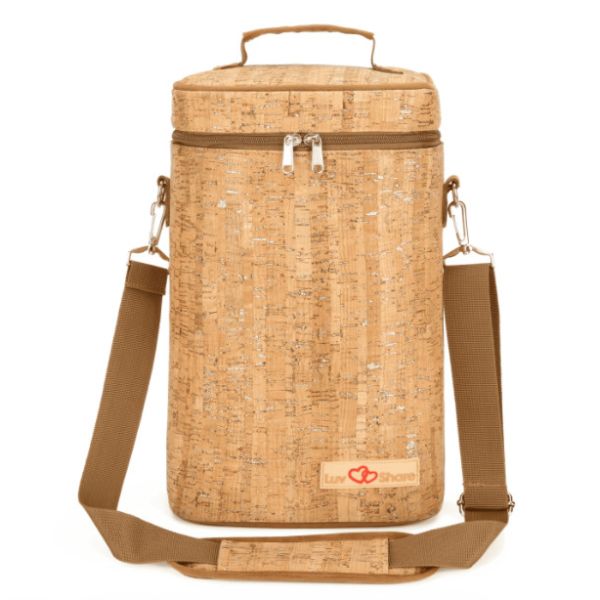 4 Bottle Insulated Wine Carrier Bag Waterproof Cork Cooler Bags