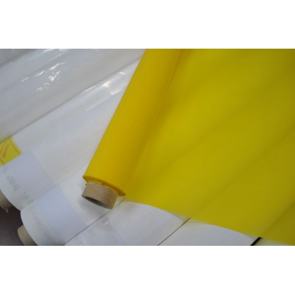Long Service Life Polyester Screen Printing Mesh With 100Micron For Ceramics