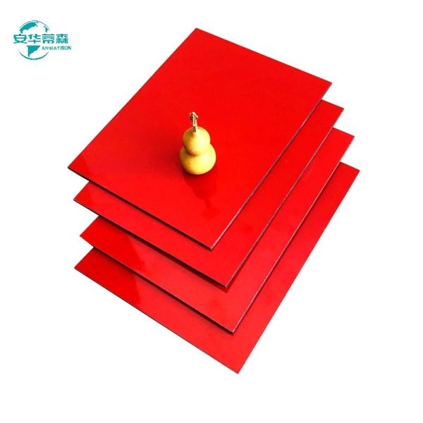 High Glossy Rigid 3mm Acm Panel Lightweight  Aluminium Composite Cladding Panels