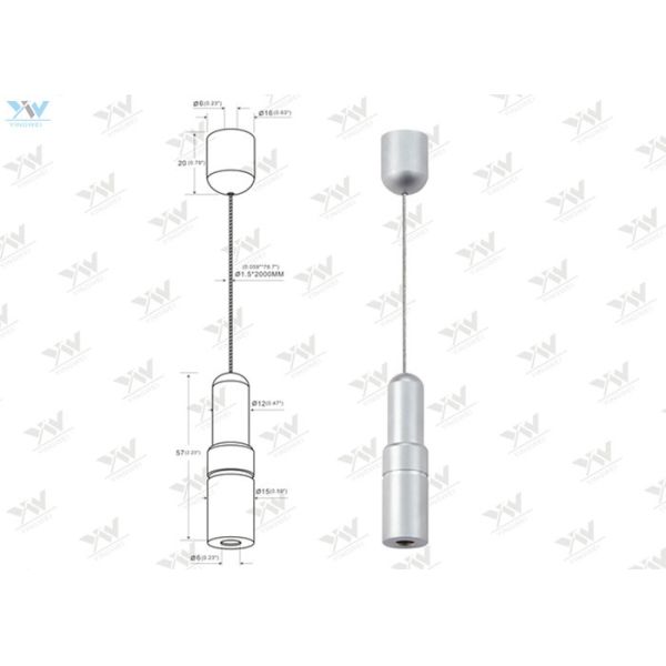 Corporate Office Cable Sign Hanging Systems With Elegant Simple Design