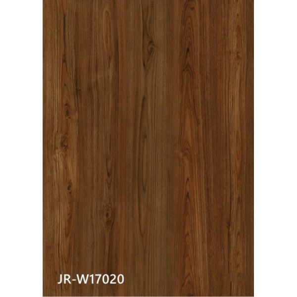 5mm SPC Sheet Flooring Eco Friendly Corrosion Resistant Ultra Light Teakwood Burlywood GKBM JR-W17020