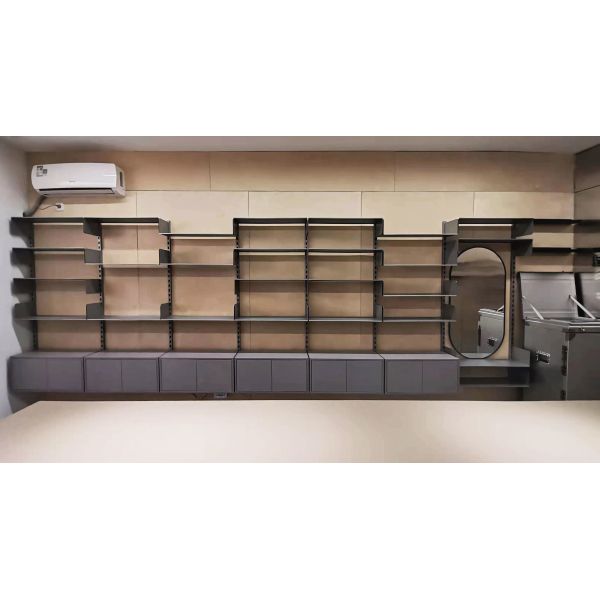 Q195 Metal Wall Shelf Units Spray Paint Customized Color