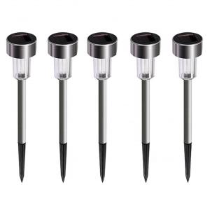 China 600mAh Stainless Steel Automatic Solar Lights IP44 Solar Outdoor Pathway Lighting on sale