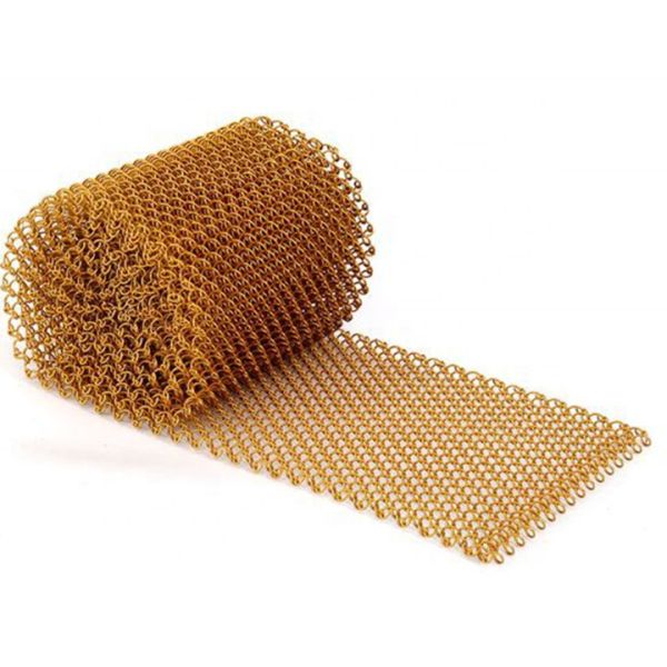 Customized Height Metal Coil Drapery Corrosion Resistant With Anodized Finish