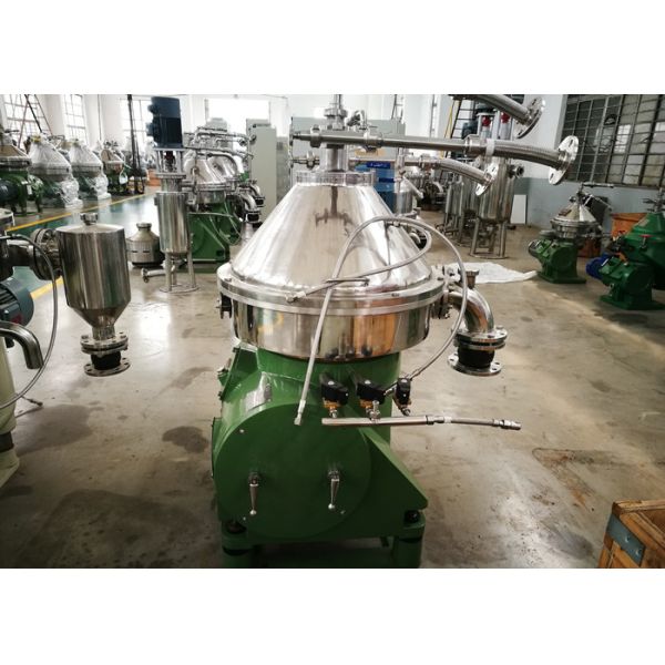 Green Dairy Cream Separator , Industrial Milk Separator DHNZ Series Special Design