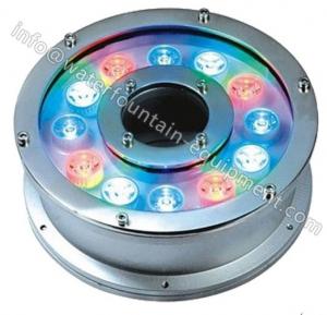 Cheap Cast Aluminum LED Fountain Lamp Central Hole 9W With Silicone Sealed Gasket for sale
