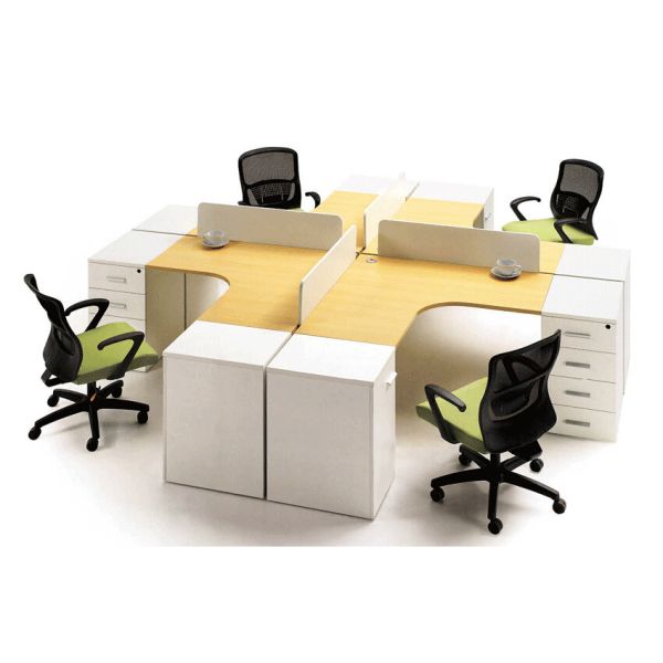 Modular Office Cubicle Workstations Modern Board Wall Partition Customized Size
