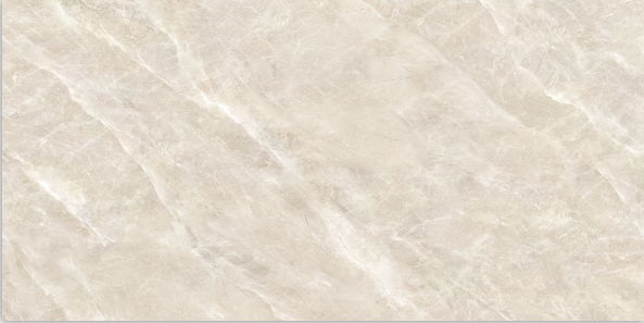 Home Decoration Ceramic Bathroom Ceramic Tile 750*1500mm Polished Surface Yellow Cream Color