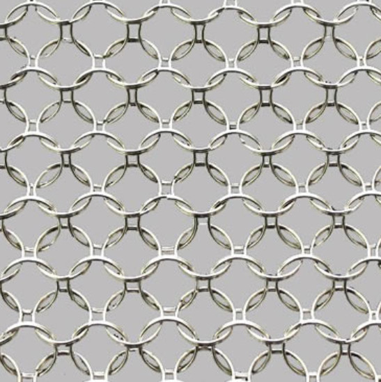 Decorative Chainmail Ring Curtains Electroplated 2mmx20mm Common Ring