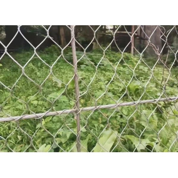 2.5mm Aviary Mesh Cable Wire 50cm*50cm Stainless Steel Rope Mesh