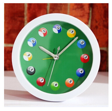 New creative gift product billiards pool table alarm clock