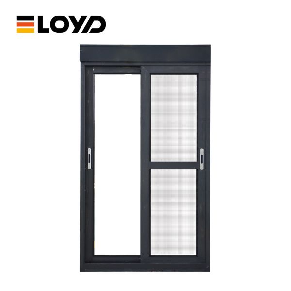 2.0mm Coloured Aluminium Double Sliding Doors And Windows Waterproof