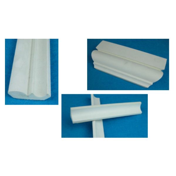 Exterior UV-Proof PVC Trim Profiles / 12ft Length Vinyl Trim Board For Bars Customized