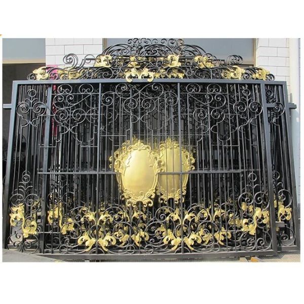 wrought iron fence panels/used wrought iron fencing