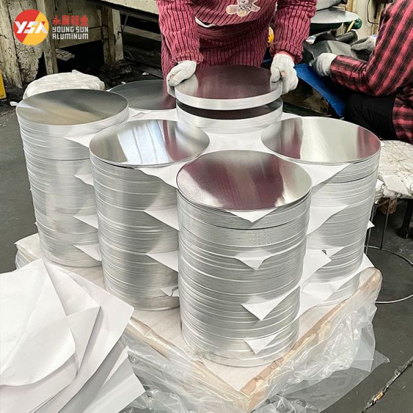 1060 3003 5052 Aluminum Circle Disc Deep Drawing Quality Precision Cut 100mm-1200mm for Kitchen Cookware Lighting