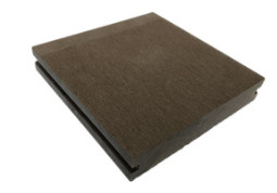 Fossilized Dark Wood Pool Deck , Natural Bamboo Outdoor Patio Tiles Non Slip