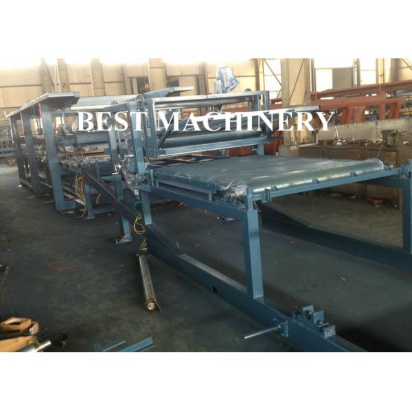 Glass Wool Roofing Roll Forming Machine  970 Mineral Rock Wool Sandwich Panel