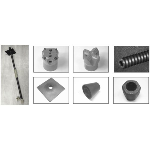Anchors and Rock Bolts R25 to T130 for Self Drilling Hollow Anchor Bolt (R-thread)