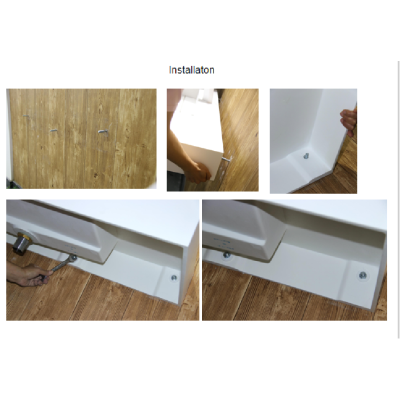 Drilling Wall Hung Bathroom Basins Stain Resistance / Hanging Wash Basin