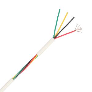 China Exact Cables 4x0.22mm2 Shielded Stranded TCCAM Conductor Control Cable for Door Entry on sale