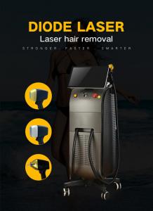 China 3 Wavelength Laser Hair Removal Machine 808nm Body Hair Removal Laser Equipment on sale