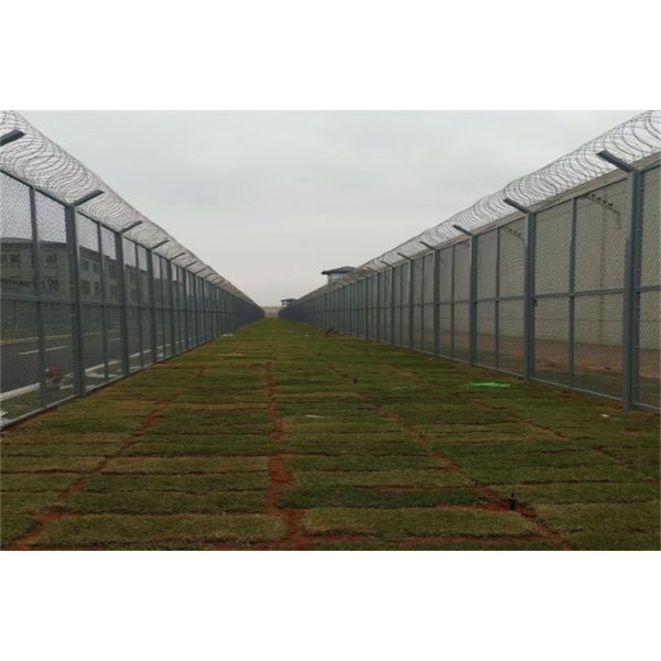 Welded Razor Wire Mesh Fencing Panels With Diamond Hole For African Market