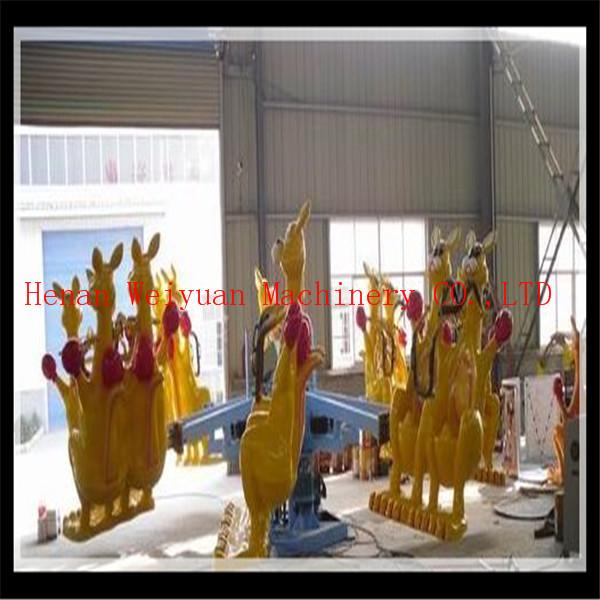 Quality Children playground rides lively jumping kangaroos for kids and adults wholesale