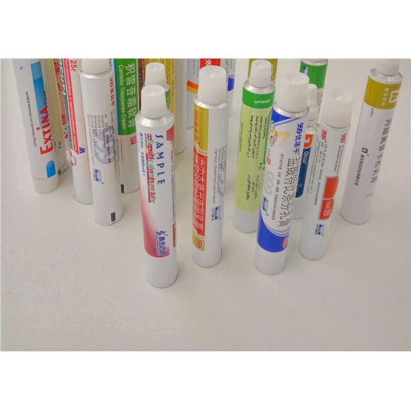 Squeeze Metal Aluminum Packaging Tubes For Gels / Creams / Ointments
