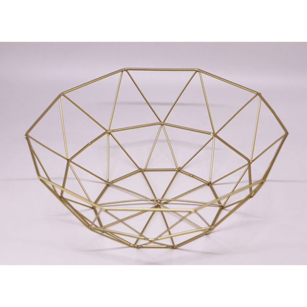 Furnishing ODM Metal Wire Fruit Basket 1pc/Opp Bag