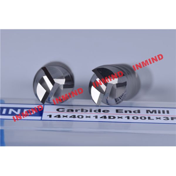 14 mm / 16 mm 3 Flute Aluminum End Mill for aluminum , 0.8 um Grain Size