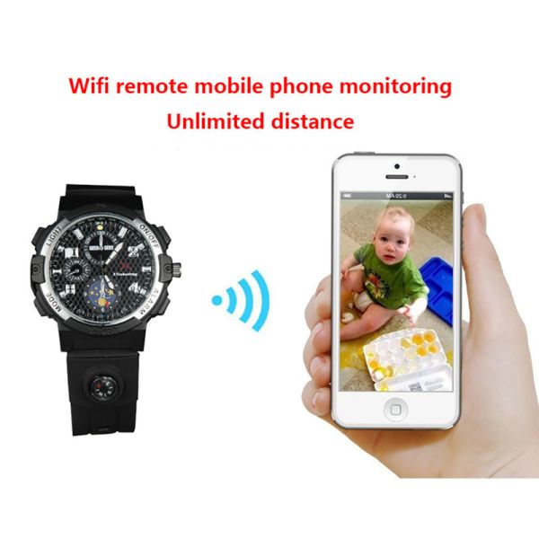 Y32 32GB 720P WIFI IP Spy Watch Camera Wireless Remote CCTV Video Monitor IR Night Vision Home Security Nanny Camera
